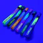 Látkový náramek (15x340 mm, jednostranný barevný FLUO potisk) - s uzavíratelným plastovým kroužkem