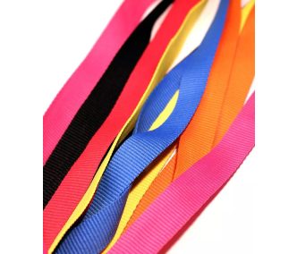   Barevná Šňůrka na krk s žebrováním bez potisku 20x900mm - se Standardní karabinou