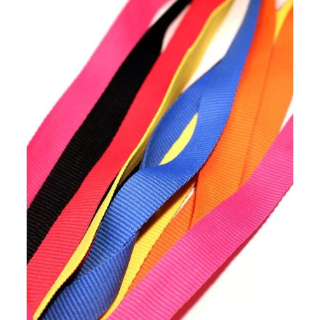 Barevná Šňůrka na krk s žebrováním bez potisku 20x900mm - se Standardní karabinou