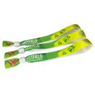 R-PET náramek (z recyklovaných PET lahví, 15x340 mm, s barevným potiskem na jedné straně) - s plastovým kroužkem