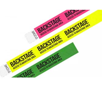 Náramky 1" Tyvek VZOROVANÉ  - BACKSTAGE