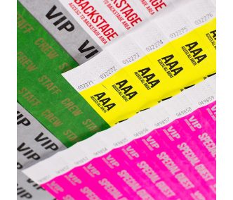 Náramky 1" Tyvek VZOROVANÉ  - VIP Special Guest