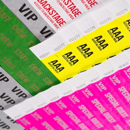 Náramky 1" Tyvek VZOROVANÉ  - VIP