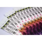 Náramky Tyvek 3/4"  S barevným potiskem a s čárovým kódem