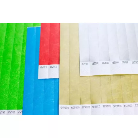Náramky Tyvek 3/4" - Dětská velikost (20cm) - Bez potisku