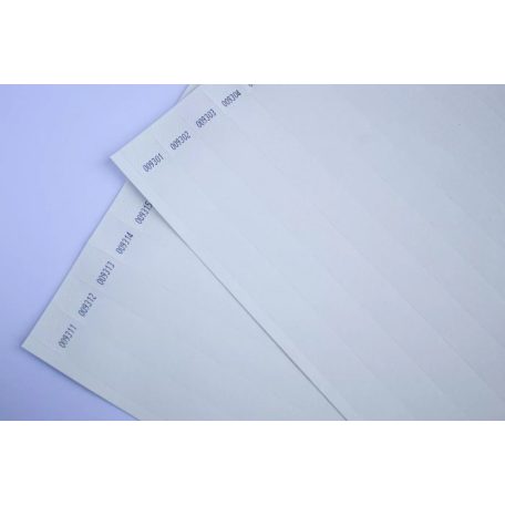 Speciální náramky Tyvek 3/4" pro laserové tiskárny