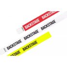 Náramky Tyvek 3/4" VZOROVANÉ - BACKSTAGE