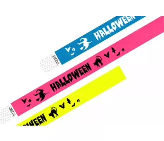 Tyvek 3/4" vzorované - Halloween Čarodějnice