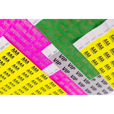 Náramky Tyvek 3/4" VZOROVANÉ - No Alcohol U18