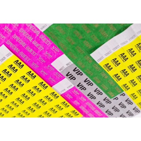 Náramky Tyvek 3/4" VZOROVANÉ - Hvězdy