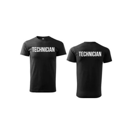 Unisex s kulatým výstřihem TECHNICIAN nápisem