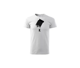 Jedinečné unisex tričko s kulatým výstřihem a nápisem