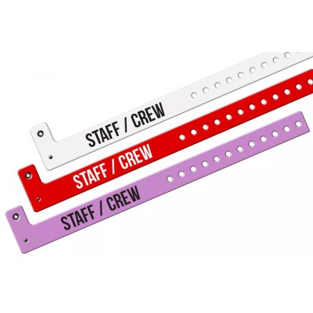 Vinyl Rovné náramky  - STAFF / CREW